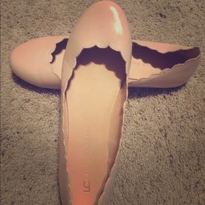 LC Lauren Conrad Blush Ballet Flats
